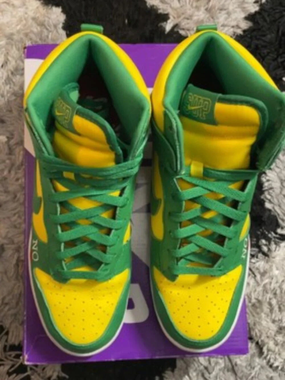 Nike SB Dunk High Supreme By Any Means Brazil 2022 DN3741-700 Size 9